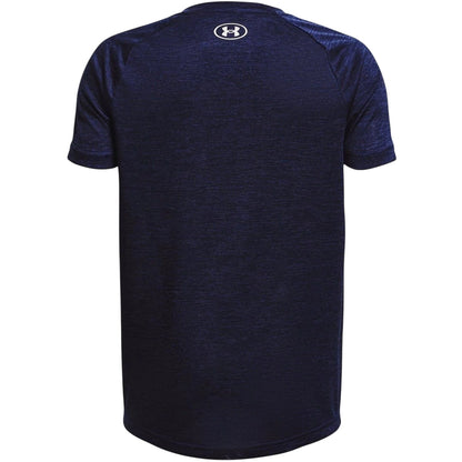 Academy Blue - Back - Under Armour Boys Tech 2.0 Short-Sleeved T-Shirt