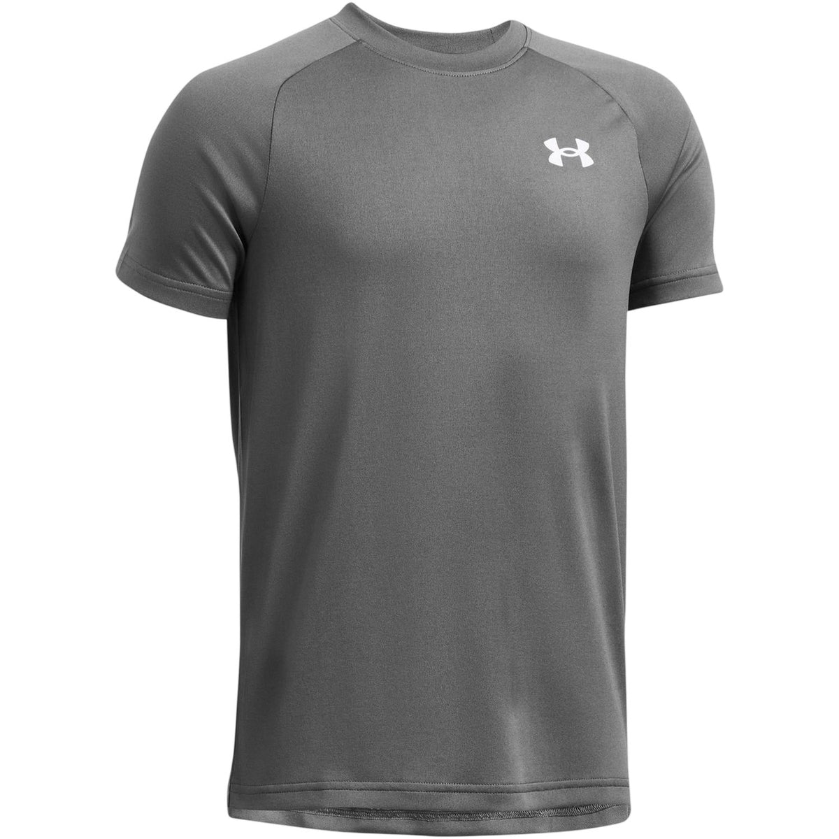 Pitch Grey - Side - Under Armour Boys Tech 2.0 Short-Sleeved T-Shirt