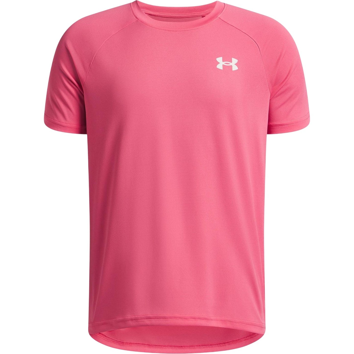 Super Pink - Front - Under Armour Boys Tech 2.0 Short-Sleeved T-Shirt