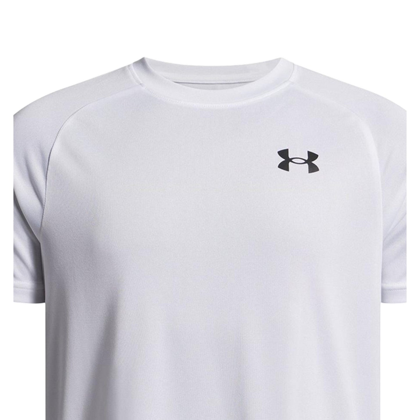 White - Side - Under Armour Boys Tech 2.0 Short-Sleeved T-Shirt