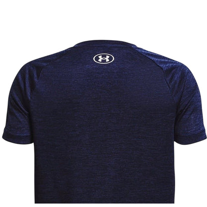 Academy Blue - Side - Under Armour Boys Tech 2.0 Short-Sleeved T-Shirt
