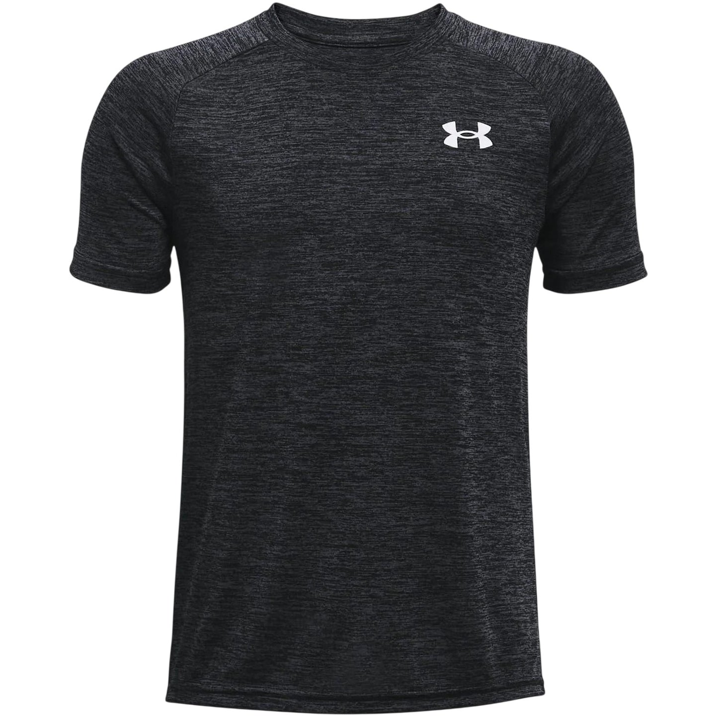 Black - Front - Under Armour Boys Tech 2.0 Short-Sleeved T-Shirt