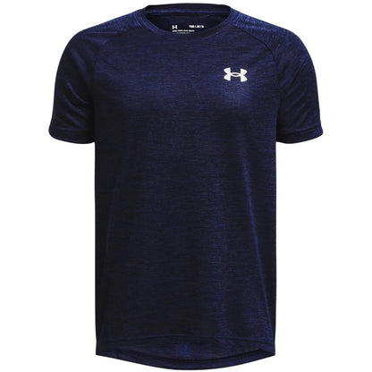 Academy Blue - Front - Under Armour Boys Tech 2.0 Short-Sleeved T-Shirt