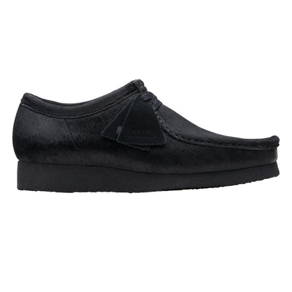 Black - Side - Clarks Mens Wallabee Shoes