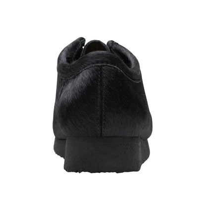Black - Back - Clarks Mens Wallabee Shoes