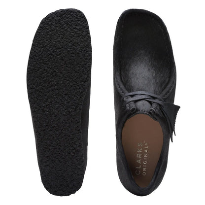 Black - Pack Shot - Clarks Mens Wallabee Shoes
