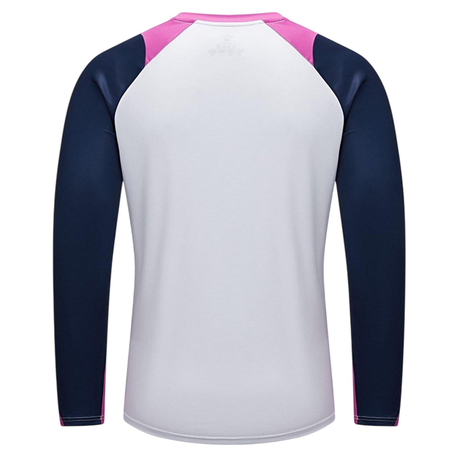 White-Navy-Pink - Back - Kelme Womens-Ladies Colour Block Regular Long-Sleeved T-Shirt