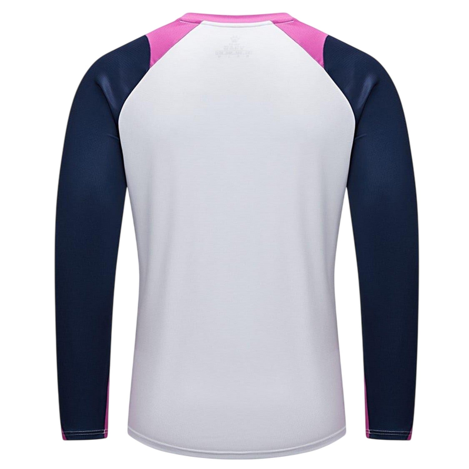 White-Navy-Pink - Back - Kelme Womens-Ladies Colour Block Regular Long-Sleeved T-Shirt