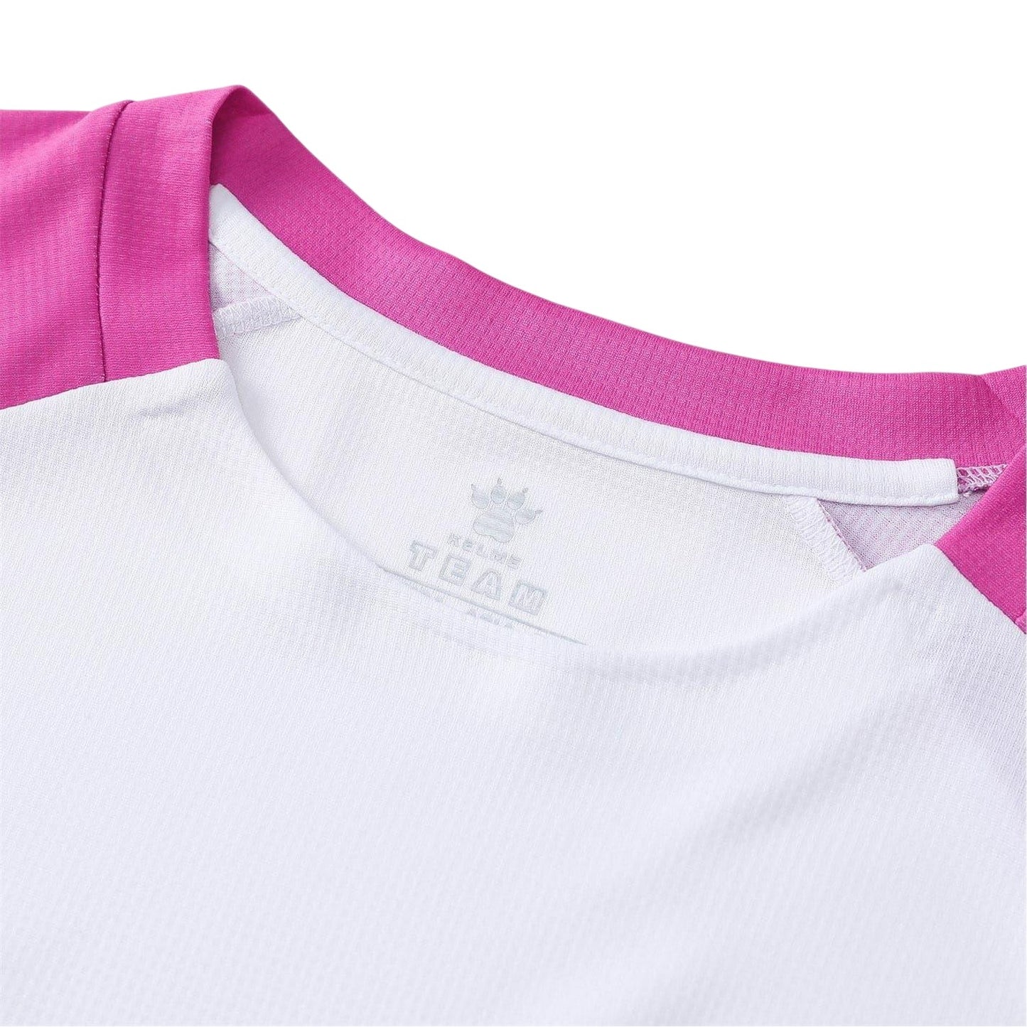 White-Navy-Pink - Side - Kelme Womens-Ladies Colour Block Regular Long-Sleeved T-Shirt