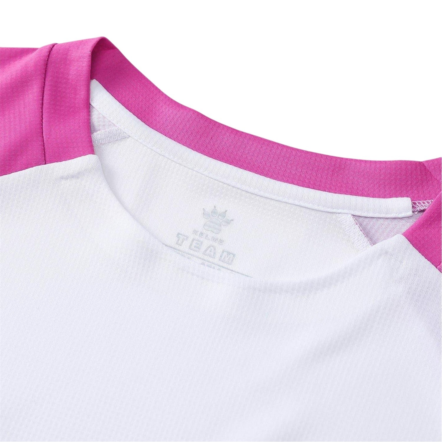 White-Navy-Pink - Side - Kelme Womens-Ladies Colour Block Regular Long-Sleeved T-Shirt