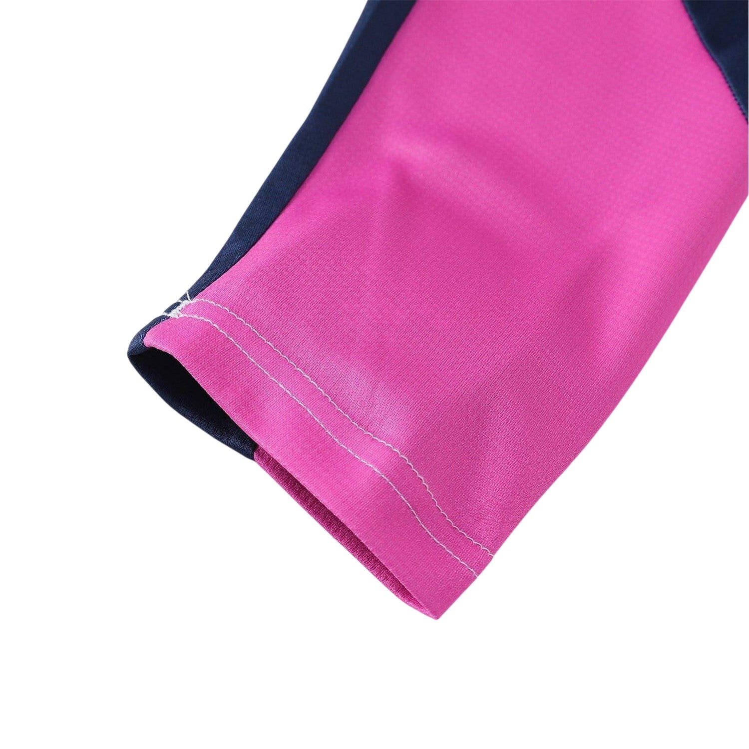 White-Navy-Pink - Lifestyle - Kelme Womens-Ladies Colour Block Regular Long-Sleeved T-Shirt