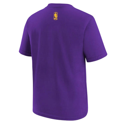 Lakers Purple - Back - Los Angeles Lakers Mens Nike T-Shirt