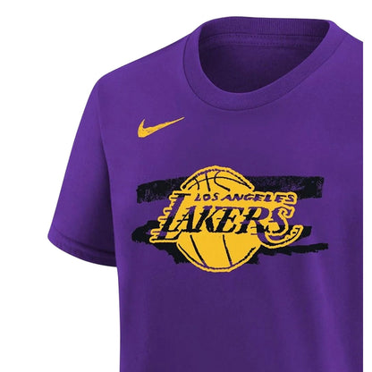 Lakers Purple - Side - Los Angeles Lakers Mens Nike T-Shirt
