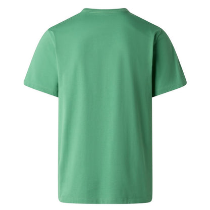 Algae Green - Back - The North Face Mens Simple Dome Regular T-Shirt