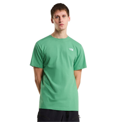 Algae Green - Side - The North Face Mens Simple Dome Regular T-Shirt