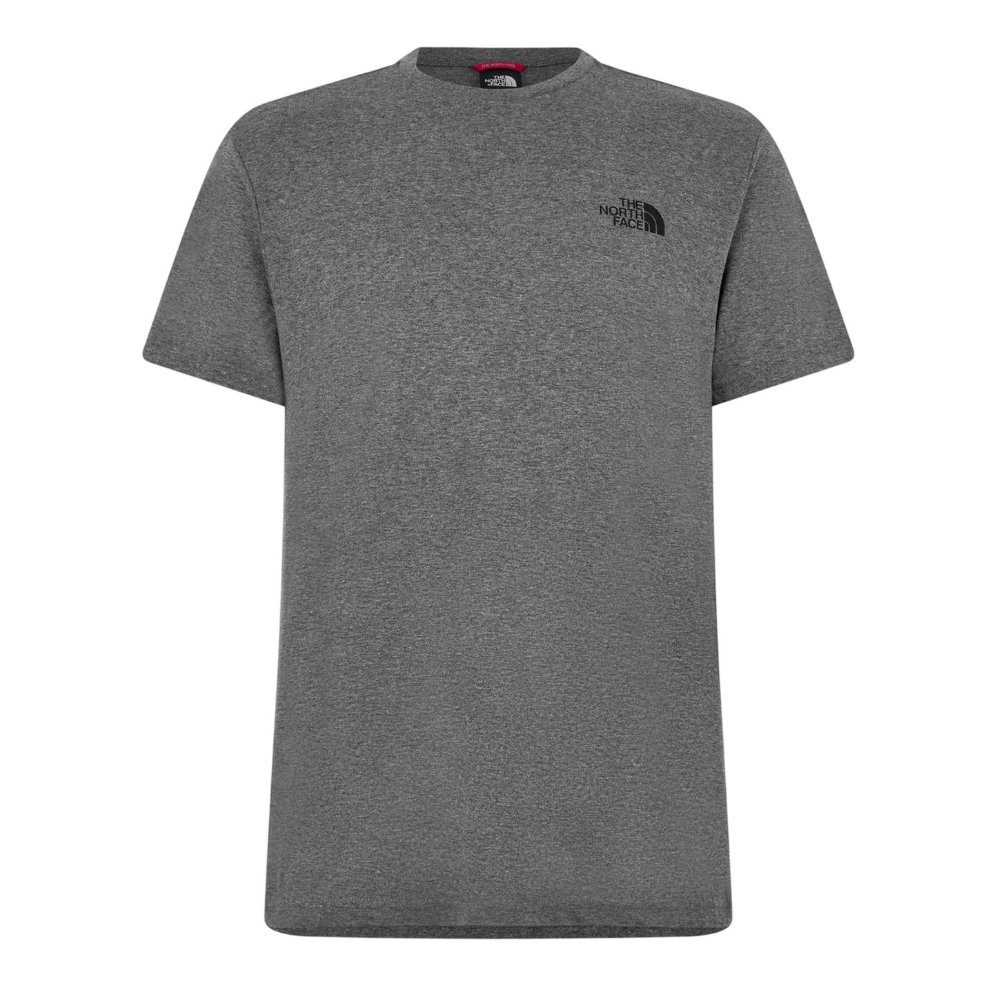 Grey Heather - Front - The North Face Mens Simple Dome Regular T-Shirt