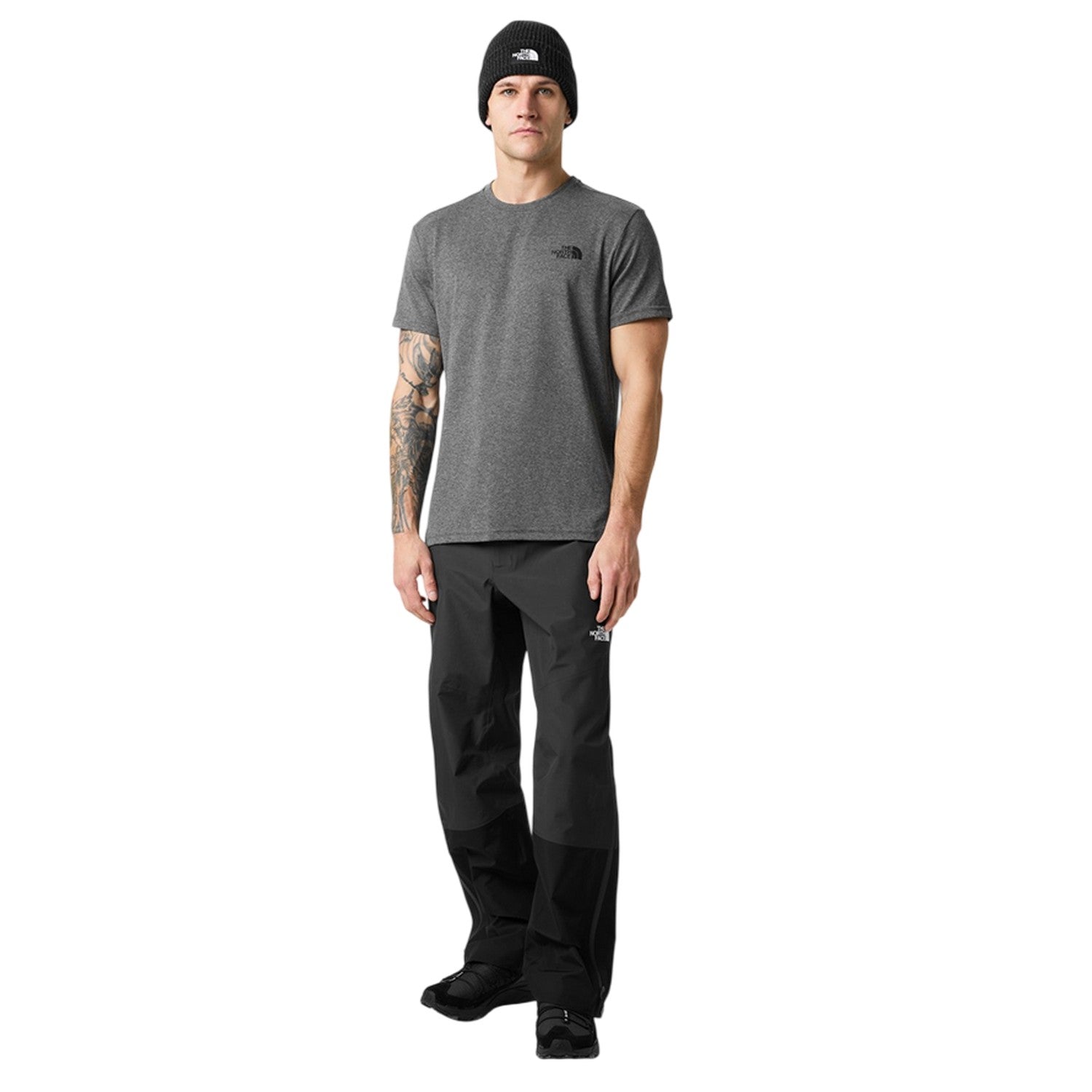 Grey Heather - Lifestyle - The North Face Mens Simple Dome Regular T-Shirt