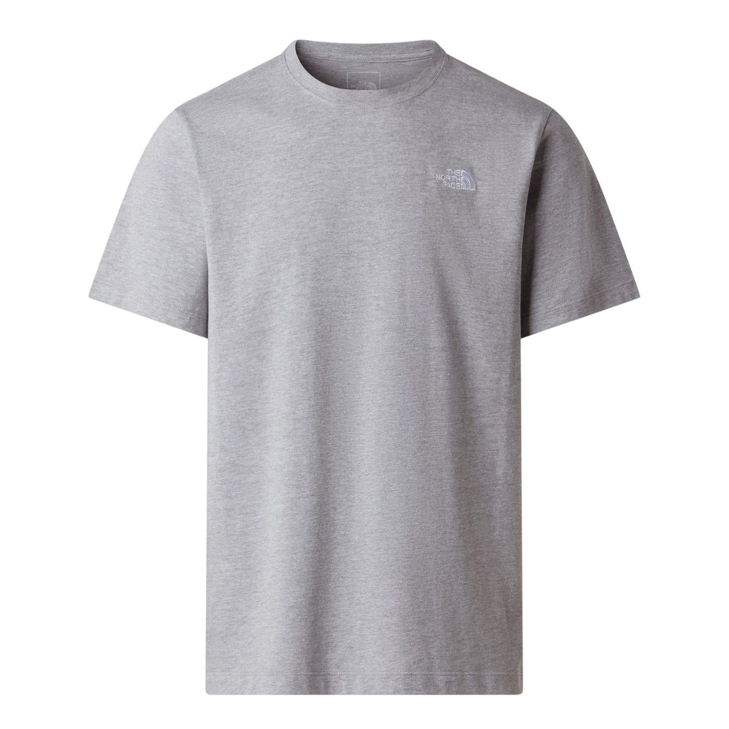 Pale Grey - Front - The North Face Mens Simple Dome Regular T-Shirt