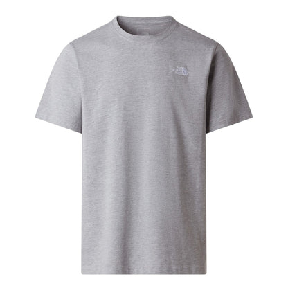 Pale Grey - Front - The North Face Mens Simple Dome Regular T-Shirt