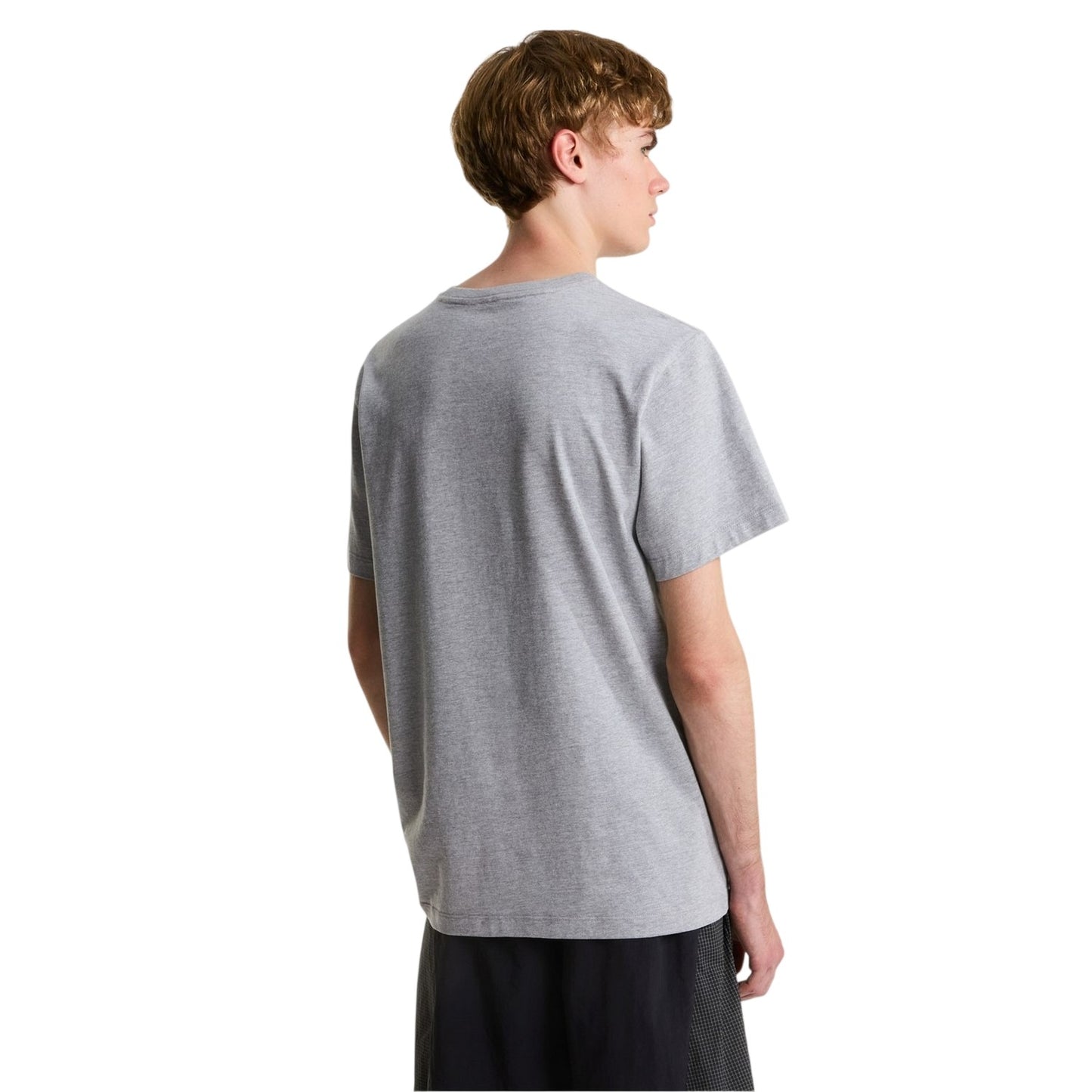 Pale Grey - Side - The North Face Mens Simple Dome Regular T-Shirt