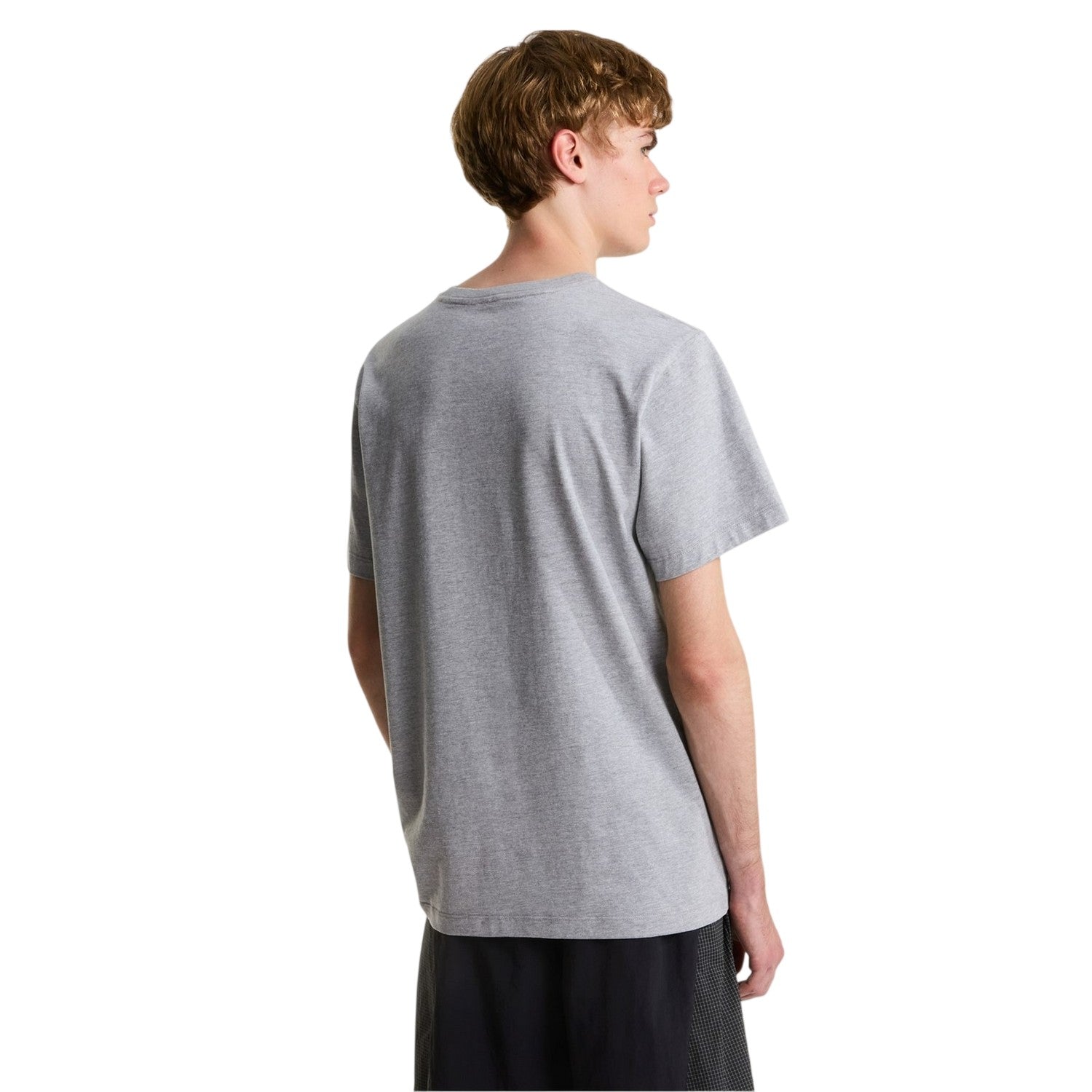 Pale Grey - Side - The North Face Mens Simple Dome Regular T-Shirt