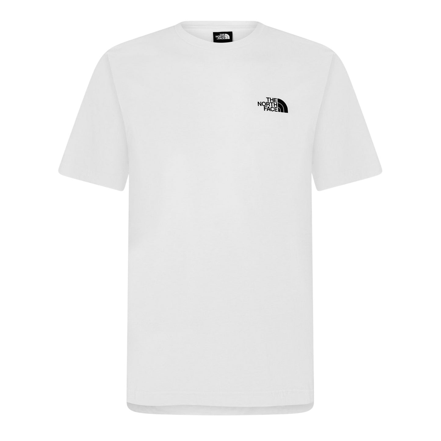 White - Front - The North Face Mens Simple Dome Regular T-Shirt