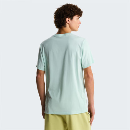 Opal Blue - Lifestyle - The North Face Mens Simple Dome Regular T-Shirt