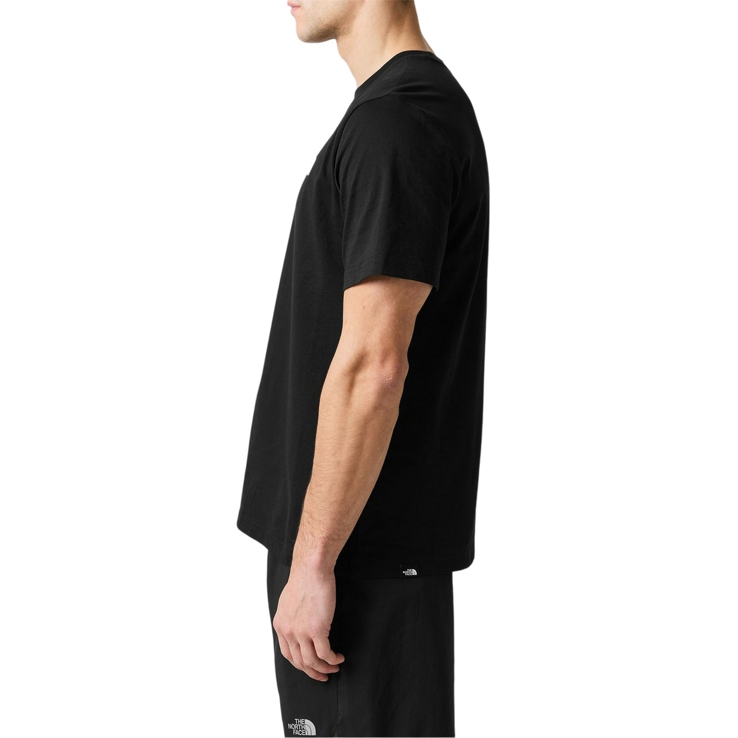 Black - Side - The North Face Mens Simple Dome Regular T-Shirt