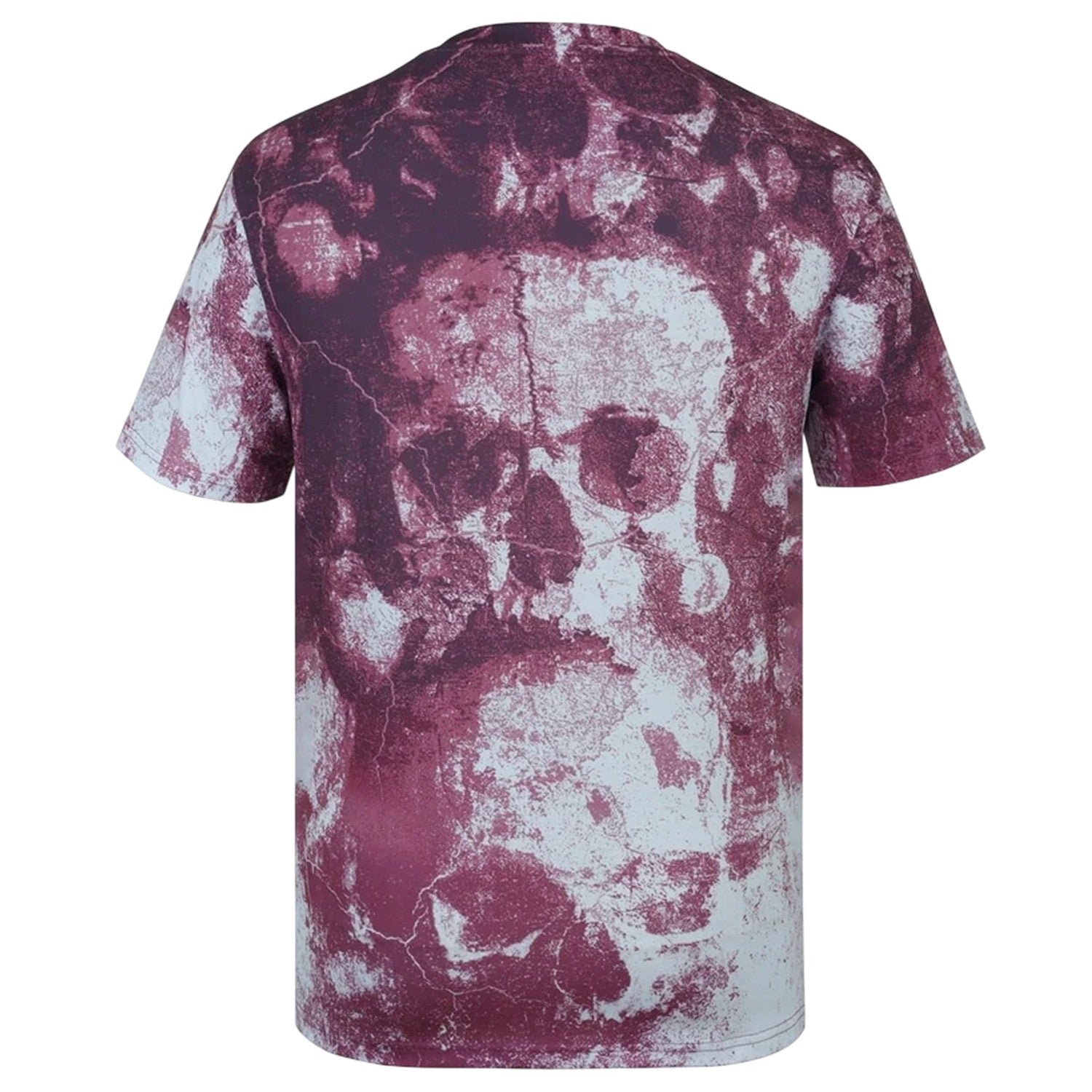 Dark Burgundy - Back - Firetrap Mens Sub All-Over Print T-Shirt