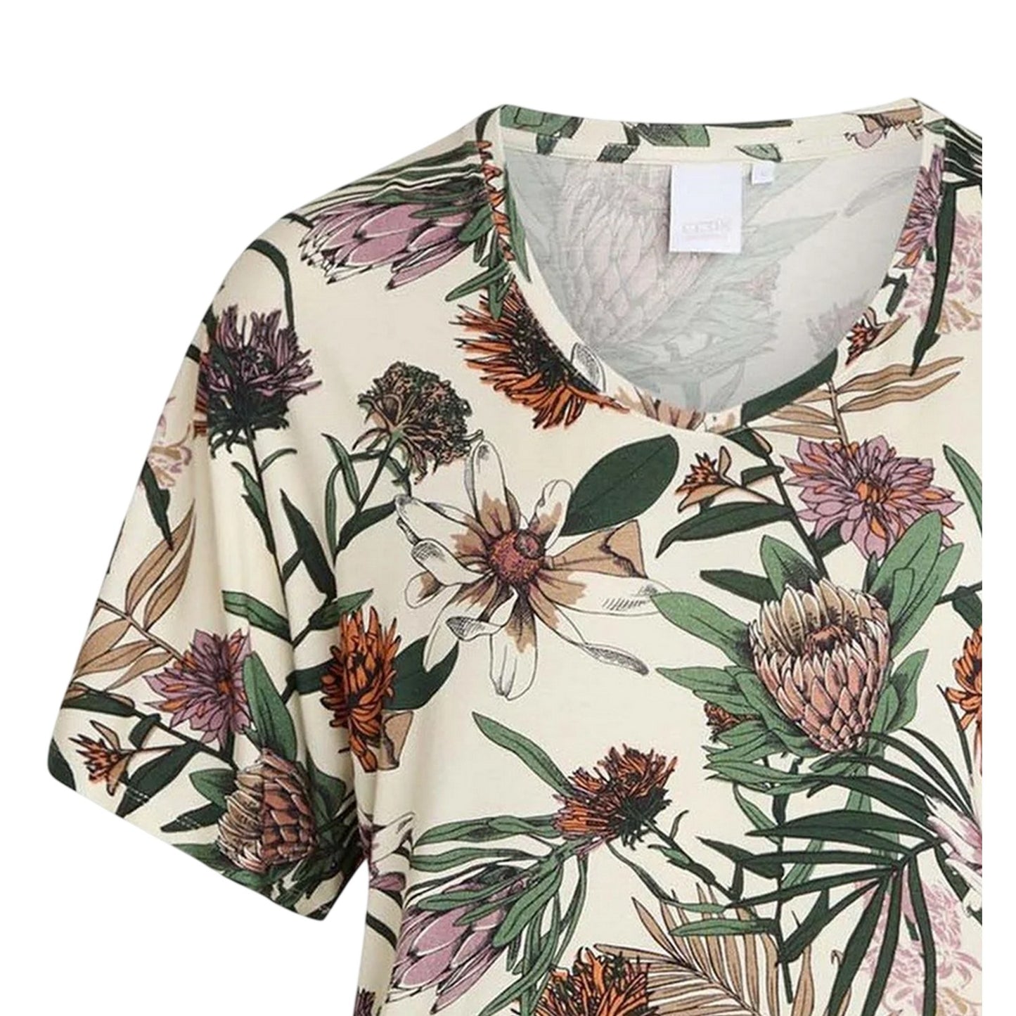 Snow White - Back - CCDK Copenhagen Womens-Ladies Floral T-Shirt
