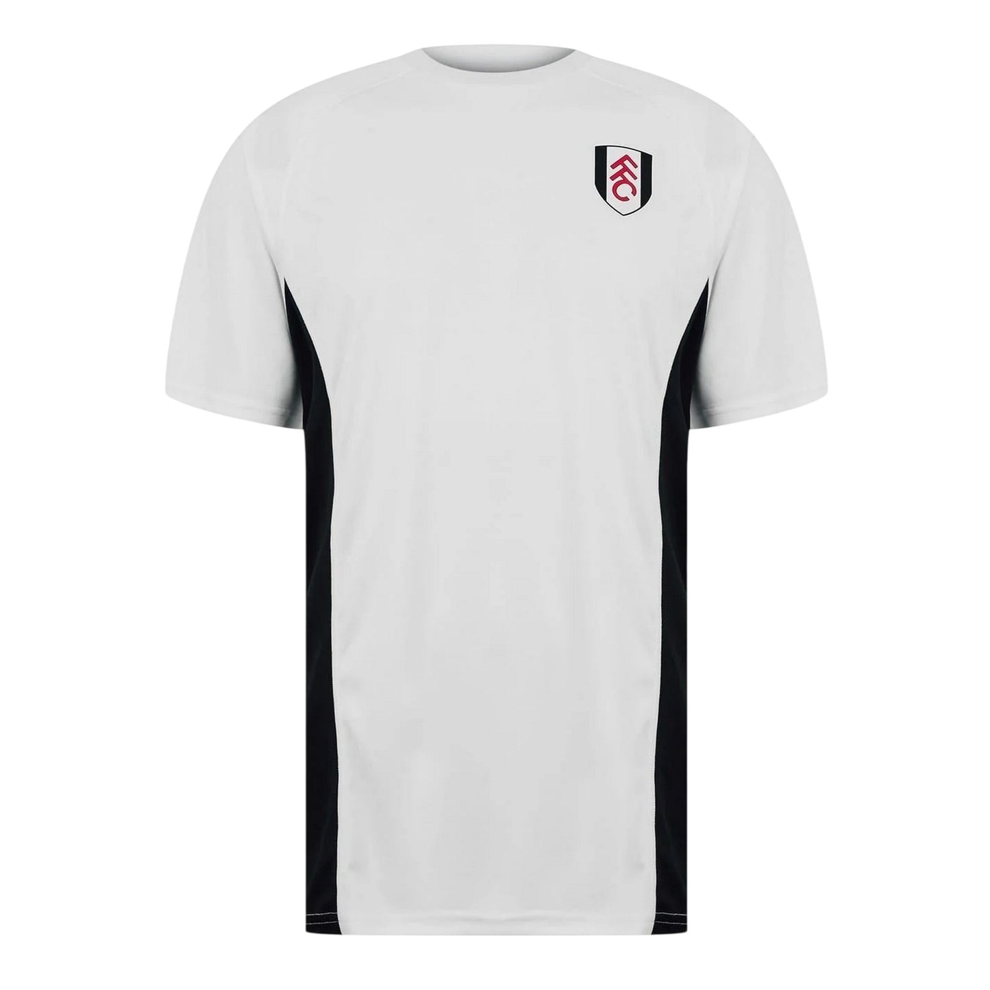 White - Front - Fulham FC Unisex Adult T-Shirt