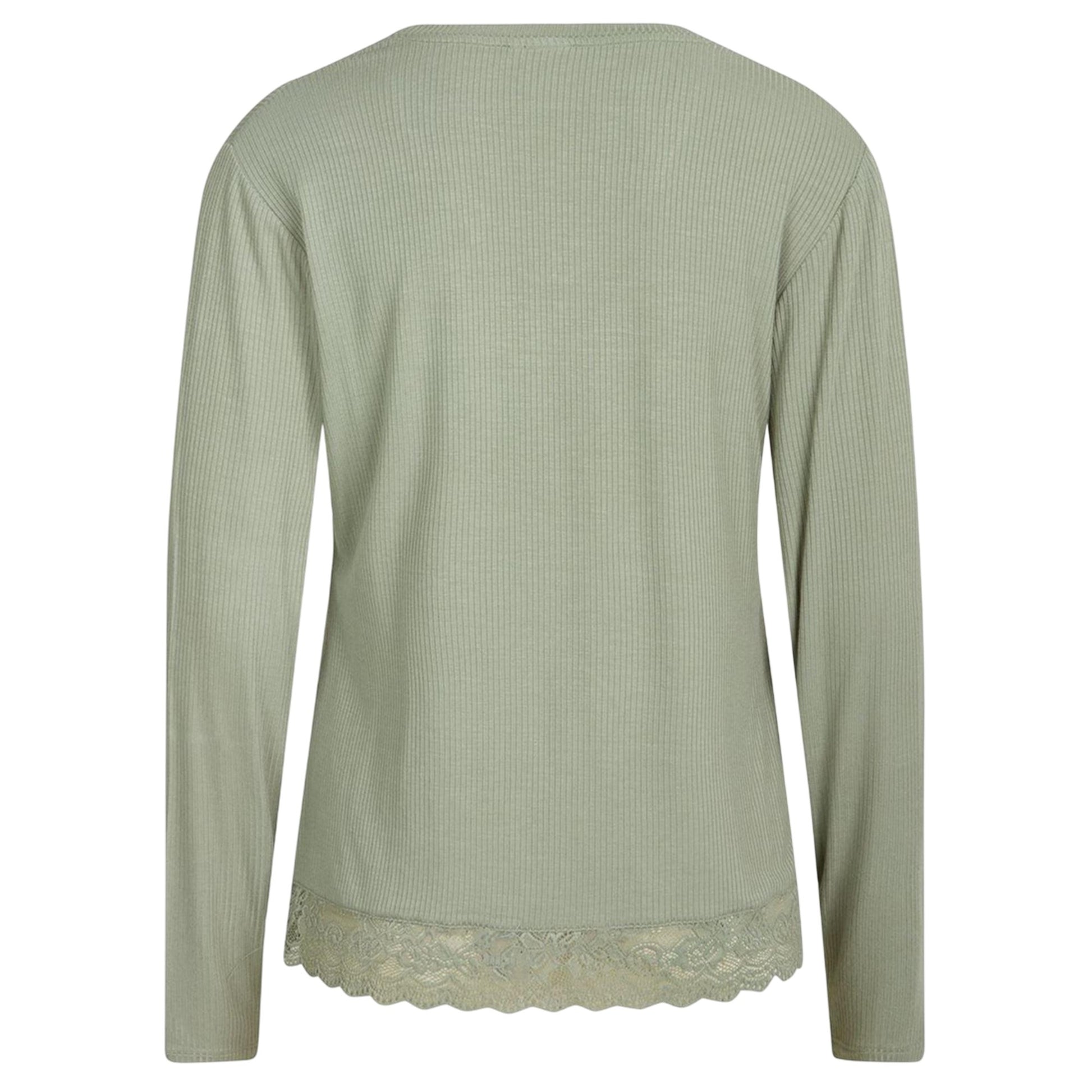 Iceberg Green - Back - CCDK Copenhagen Womens-Ladies Mayla Long-Sleeved T-Shirt