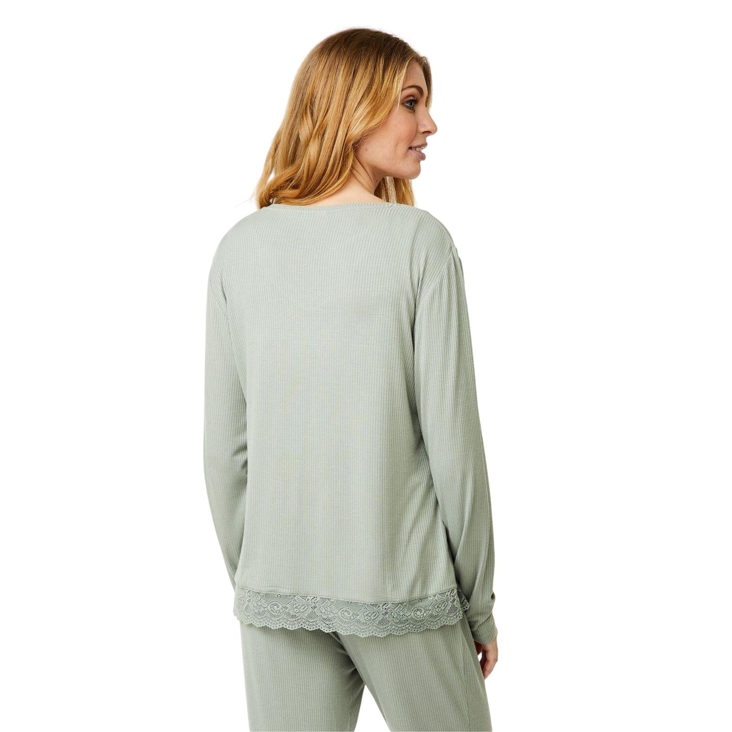 Iceberg Green - Lifestyle - CCDK Copenhagen Womens-Ladies Mayla Long-Sleeved T-Shirt
