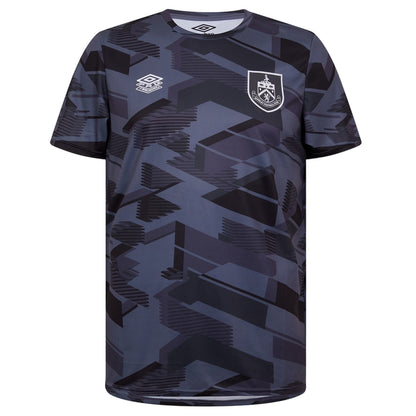 Carbon-Grisaille-Black - Front - Umbro Mens Wu Ju Burnley FC Crew Neck T-Shirt