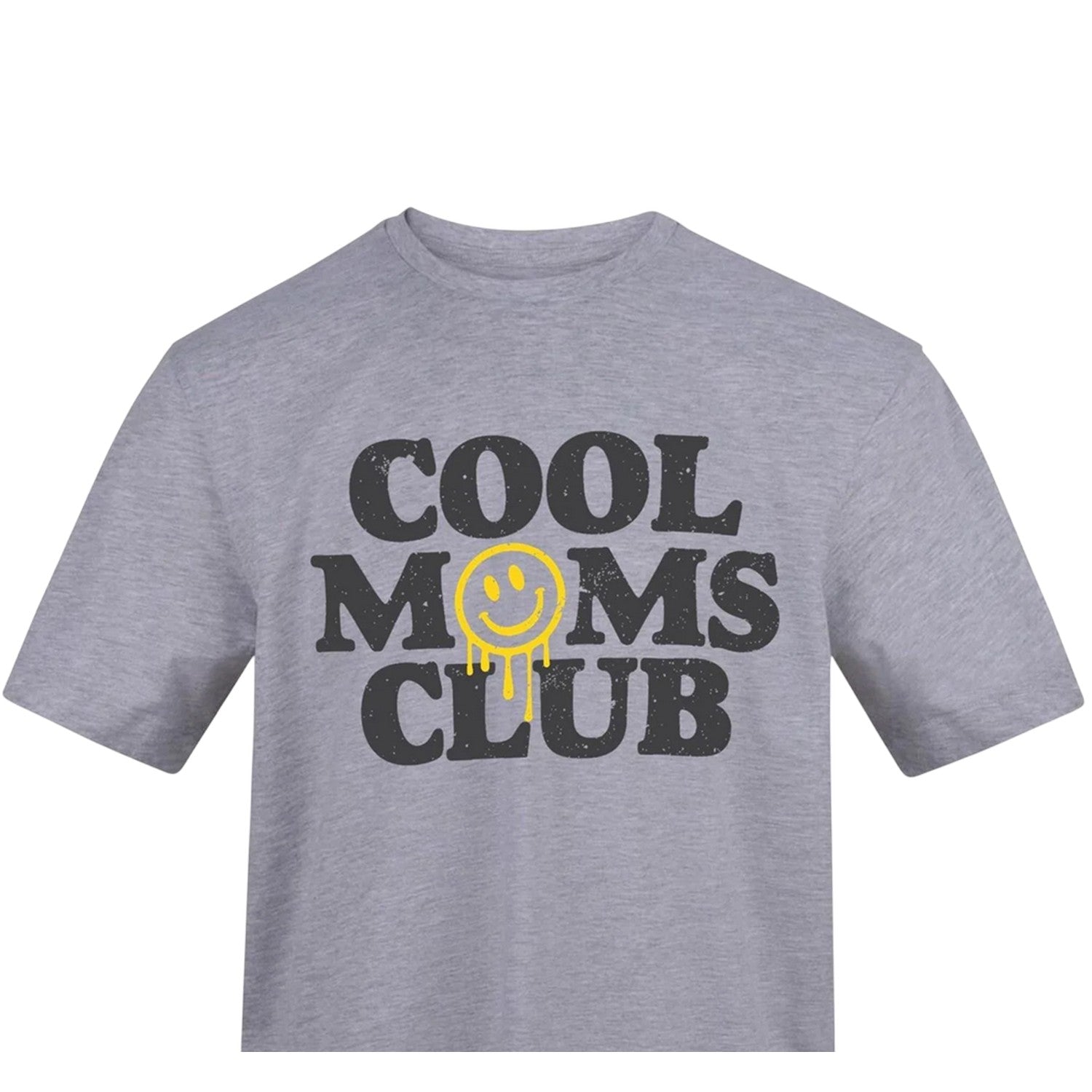 Grey - Side - AWD Womens-Ladies Cool Moms Club T-Shirt