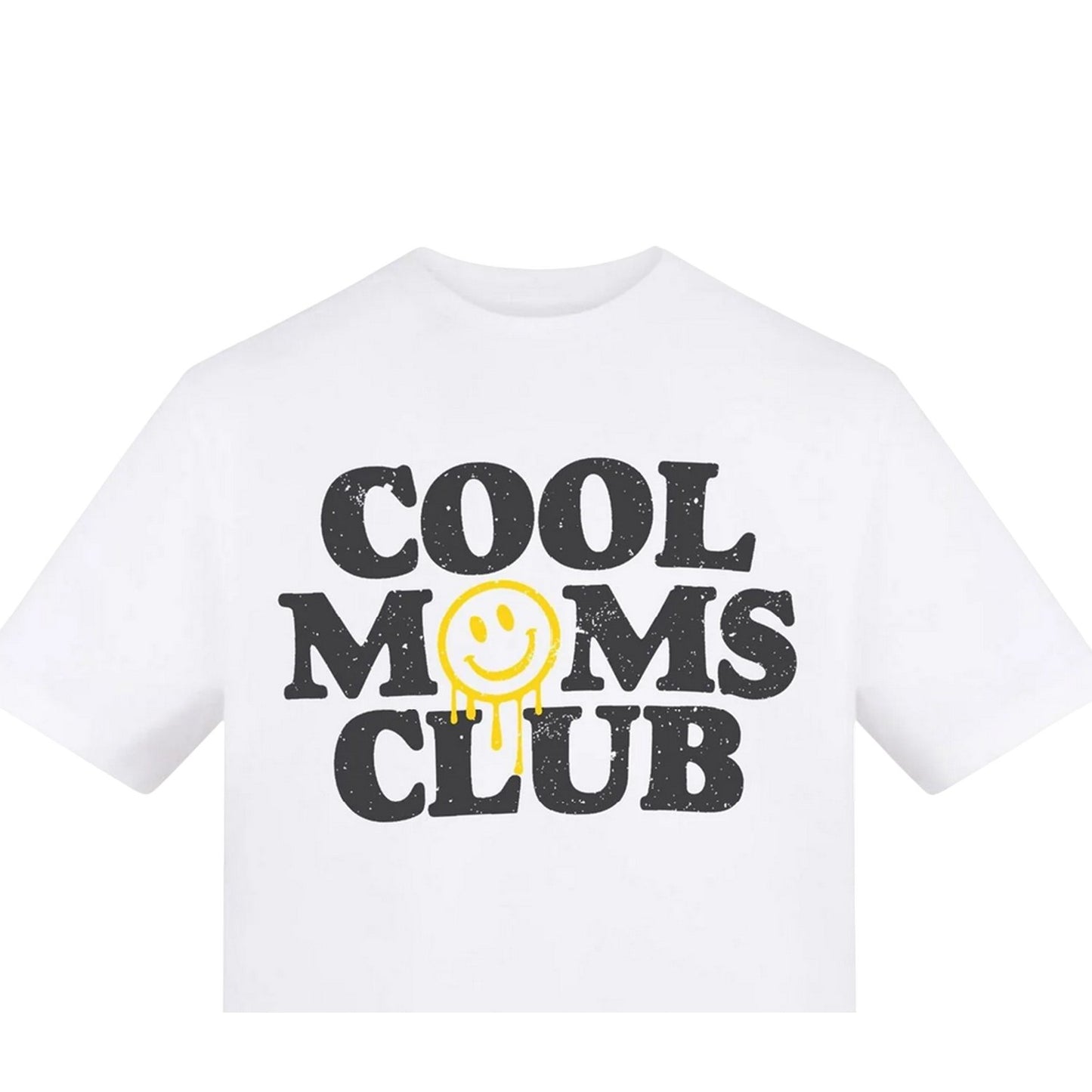 White - Side - AWD Womens-Ladies Cool Moms Club T-Shirt