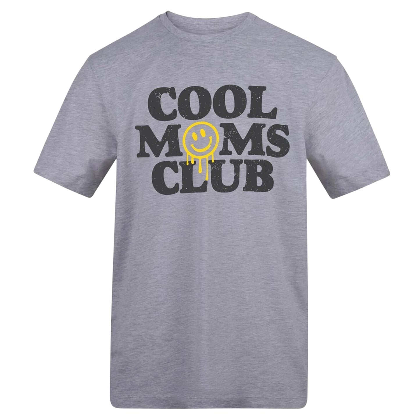 Grey - Front - AWD Womens-Ladies Cool Moms Club T-Shirt