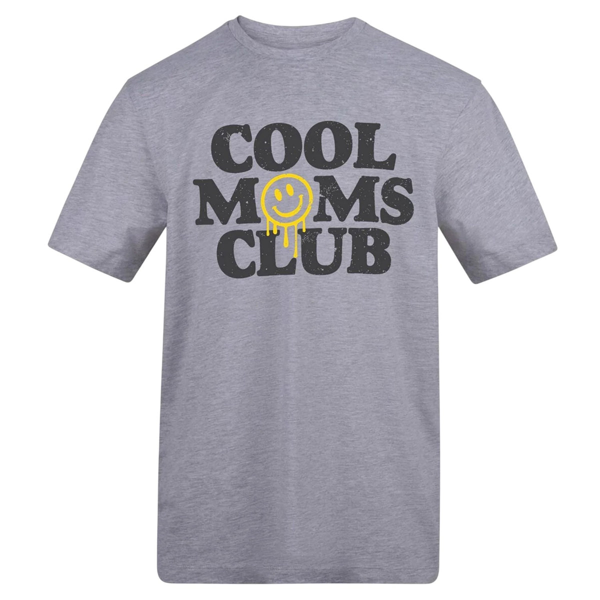 Grey - Front - AWD Womens-Ladies Cool Moms Club T-Shirt