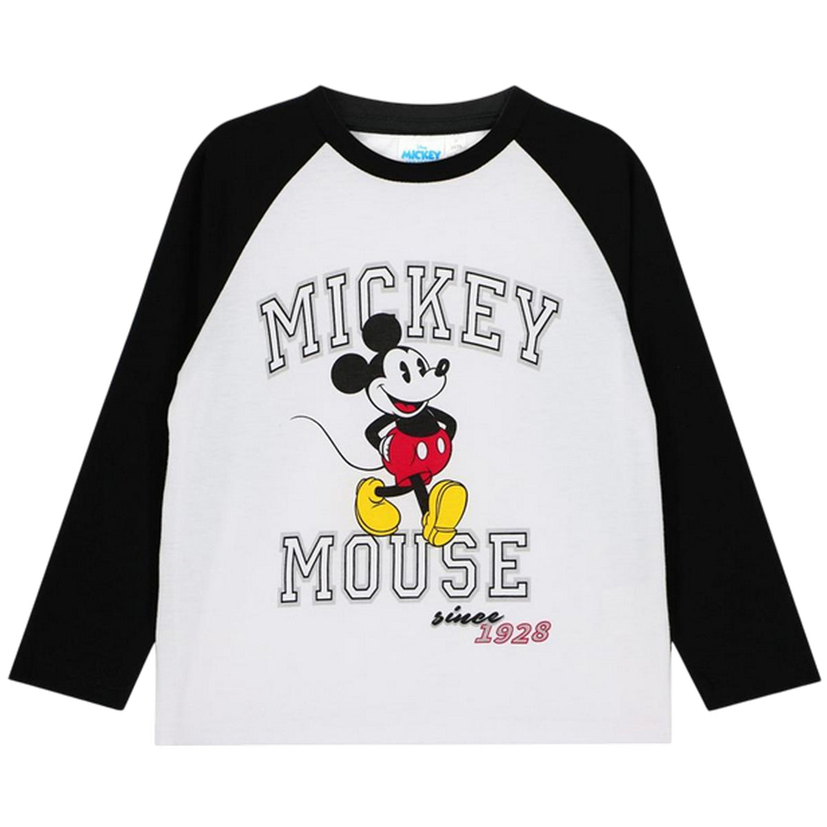Grey - Front - Mickey Mouse Baby Long-Sleeved T-Shirt