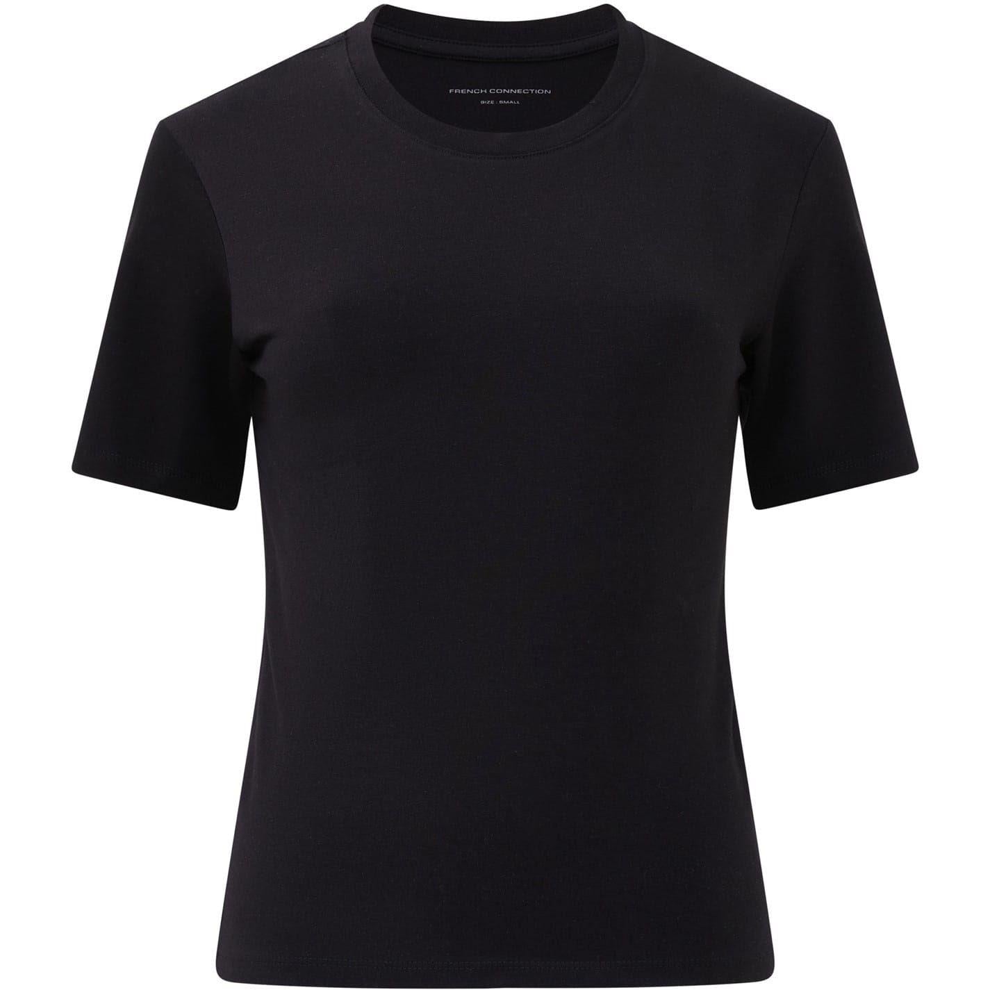 Black - Lifestyle - French Connection Womens-Ladies Striped Crew Neck T-Shirt