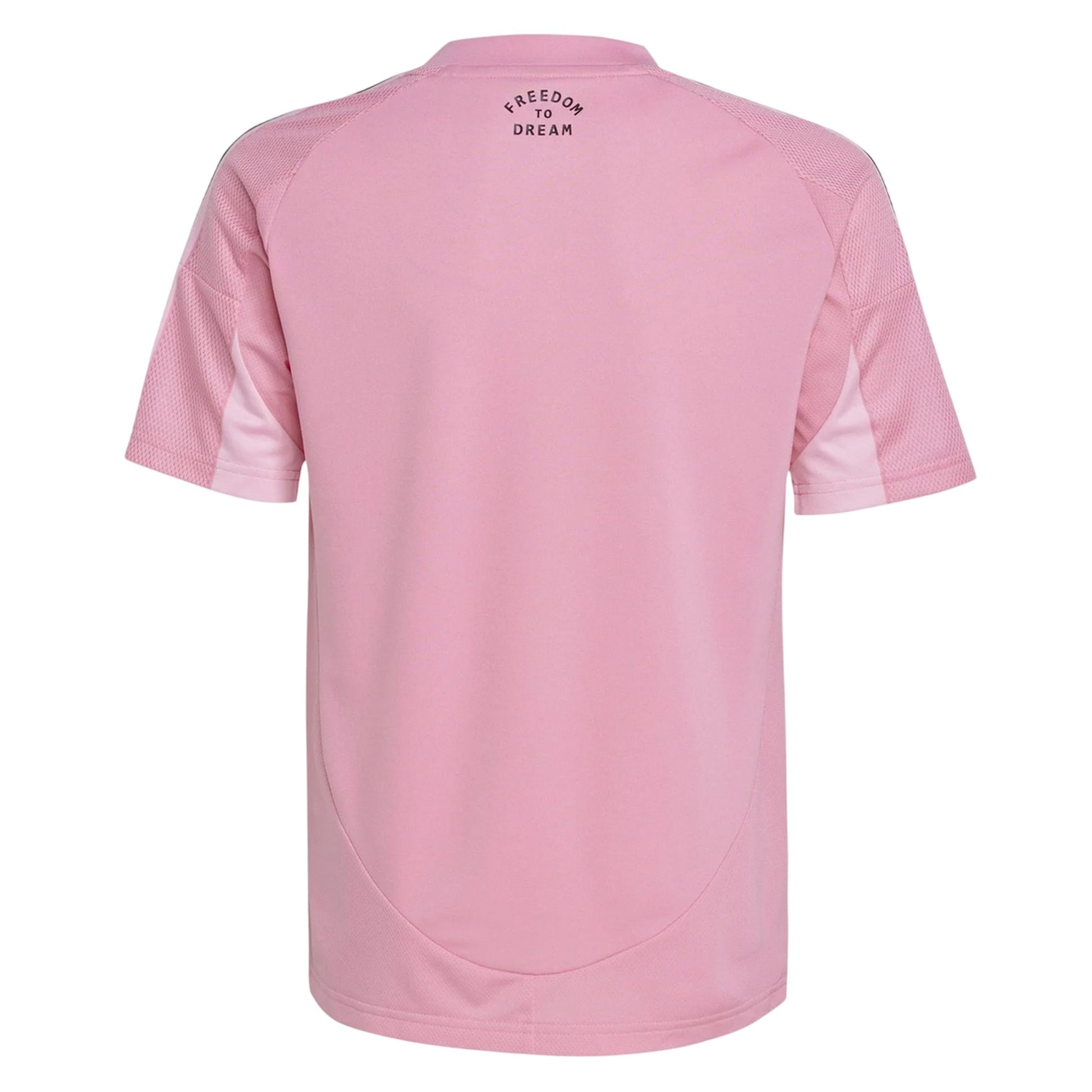Pink-Black - Back - Inter Miami CF Childrens-Kids Adidas Home Jersey