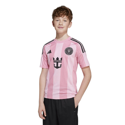 Pink-Black - Lifestyle - Inter Miami CF Childrens-Kids Adidas Home Jersey