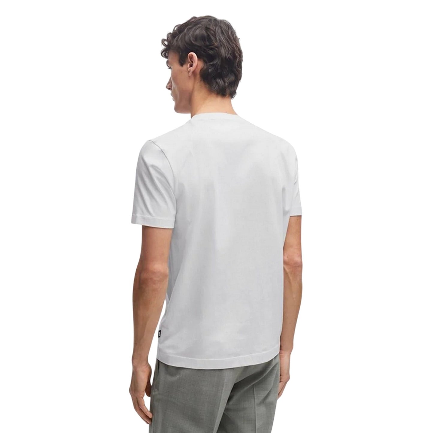 White - Back - Boss Mens Hbb Thompson Tonal Logo T-Shirt