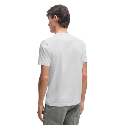White - Back - Boss Mens Hbb Thompson Tonal Logo T-Shirt