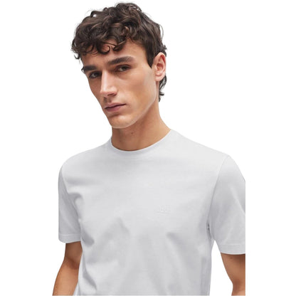 White - Side - Boss Mens Hbb Thompson Tonal Logo T-Shirt
