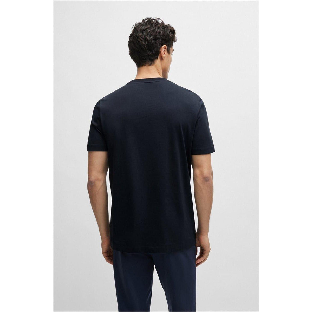 Navy - Back - Boss Mens Hbb Thompson Tonal Logo T-Shirt