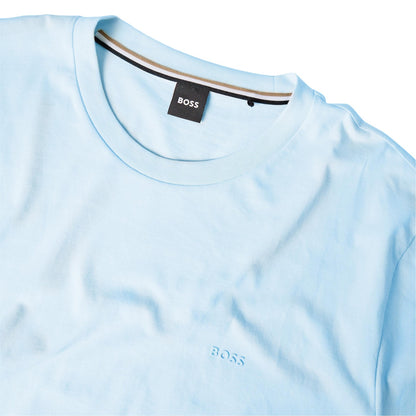 Blue - Side - Boss Mens Hbb Thompson Tonal Logo T-Shirt