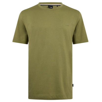Green - Front - Boss Mens Hbb Thompson Tonal Logo T-Shirt