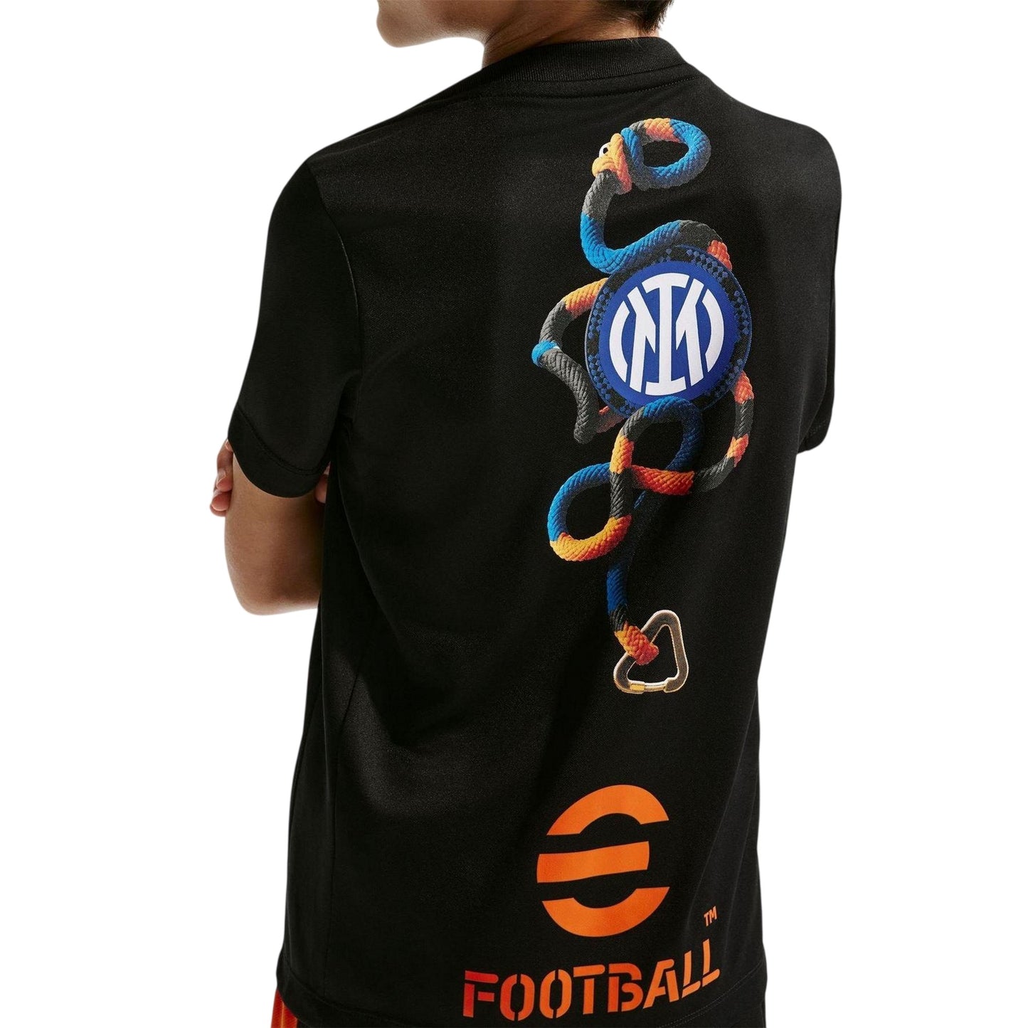 Black-Orange - Side - Inter Miami CF Childrens-Kids 2025-2026 Nike Jersey