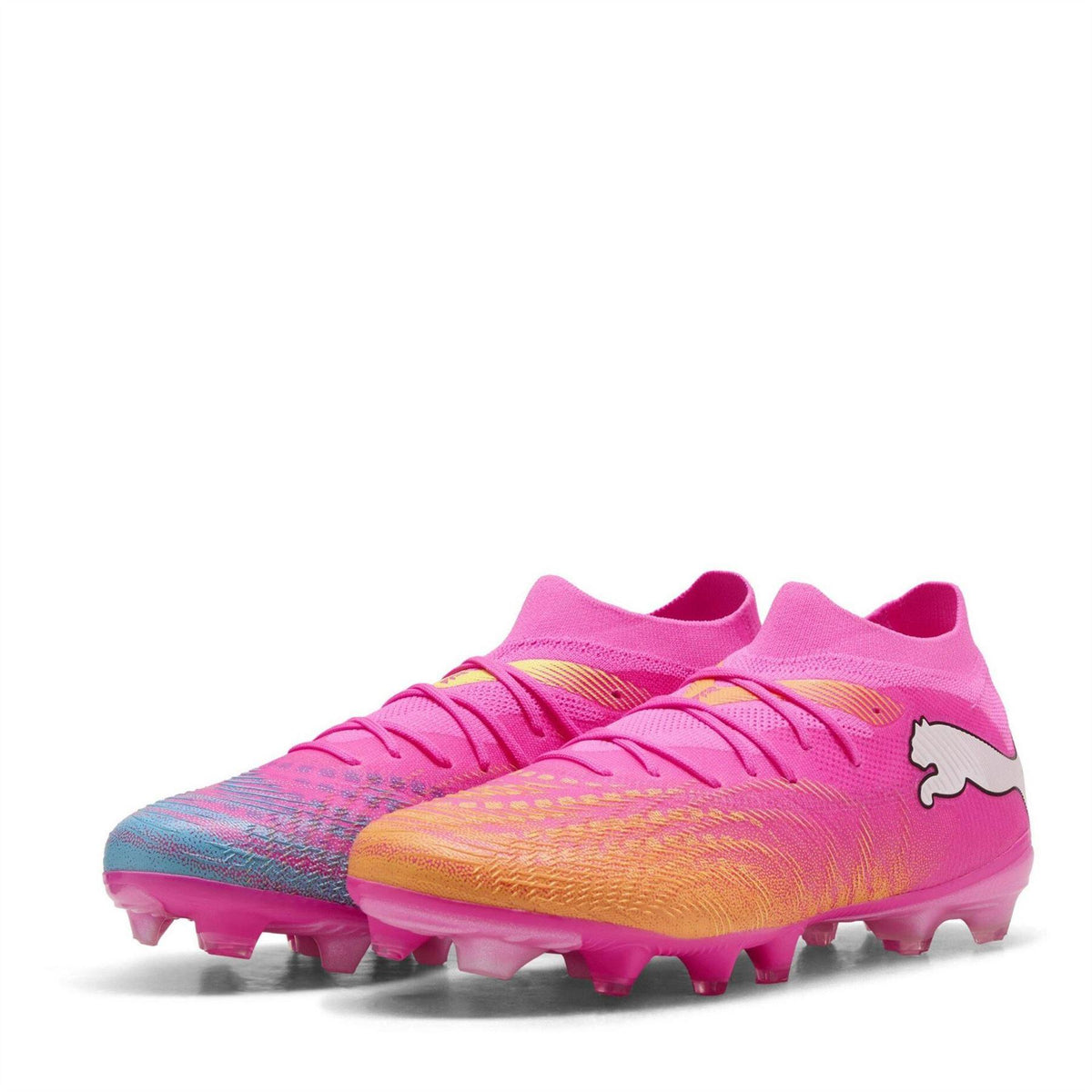 Pink Potion - Front - Puma Mens Future 8 Match Firm Ground Football Boots